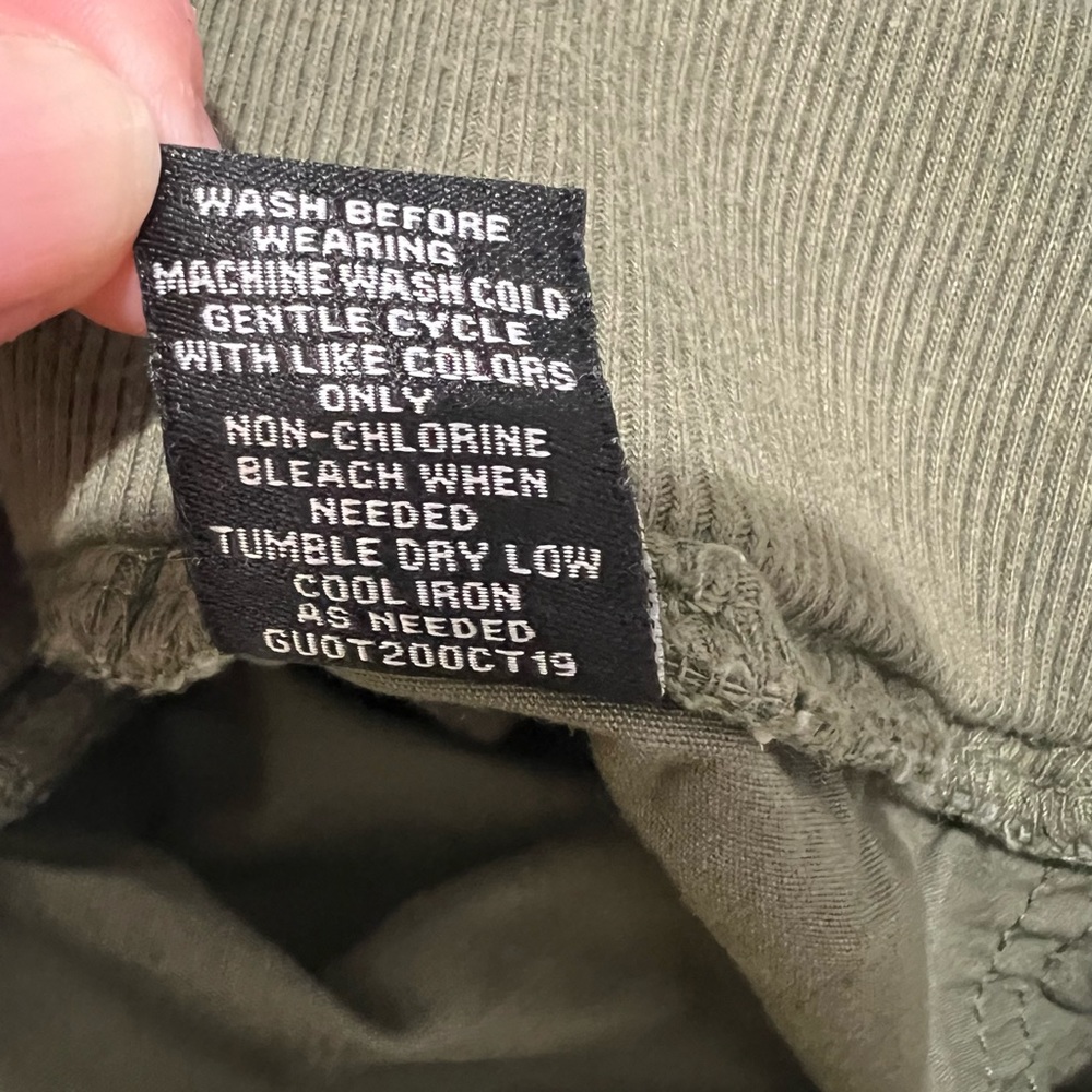 Vanilla Star Olive Green Cargo Pants Joggers - Picture 5 of 6